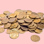 Abbildung: verschiedene Geldmünzen